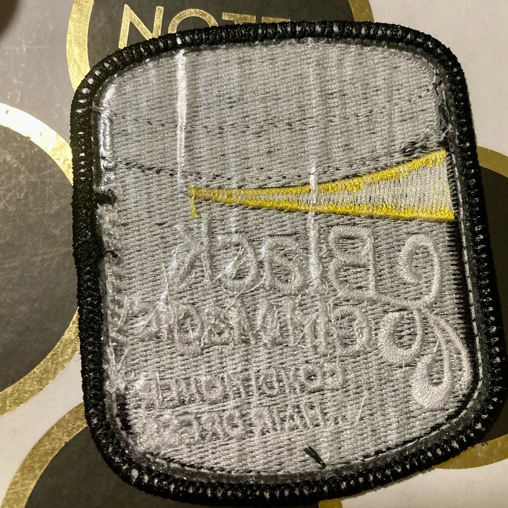 Blue magic Black and Yellow Embroidered Patch - Picture 2 of 4